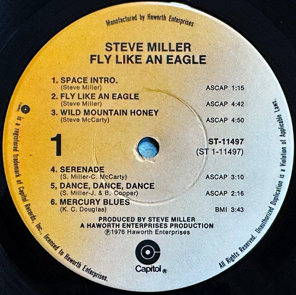 Steve Miller Band - Fly Like An Eagle - LP 3