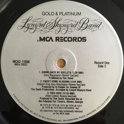 Lynyrd Skynyrd Band - Gold & Platinum - LP 5