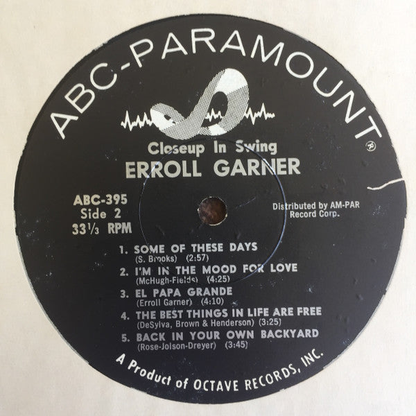 Erroll Garner - Closeup In Swing - LP 4