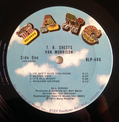 Van Morrison - T.B. Sheets - LP 3