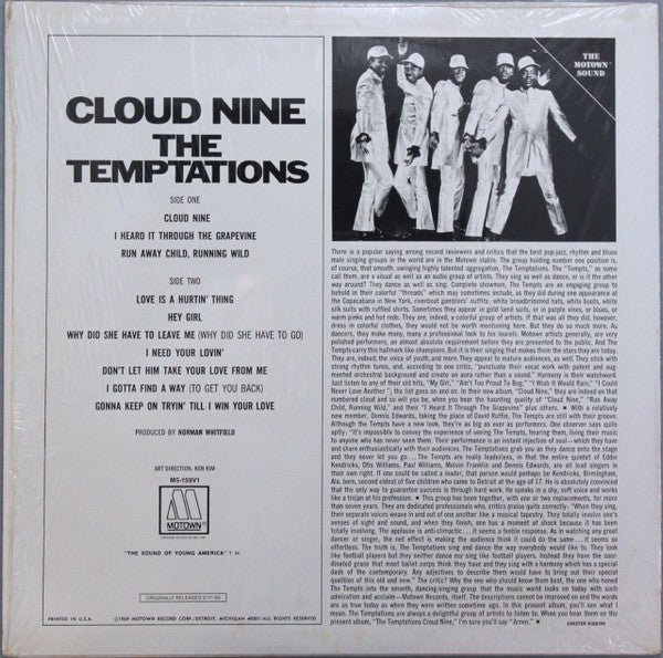 The Temptations - Cloud Nine - LP 2