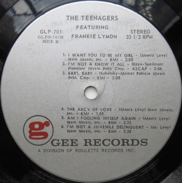 The Teenagers Featuring Frankie Lymon - The Teenagers Featuring Frankie Lymon - LP 4