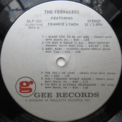 The Teenagers Featuring Frankie Lymon - The Teenagers Featuring Frankie Lymon - LP 4