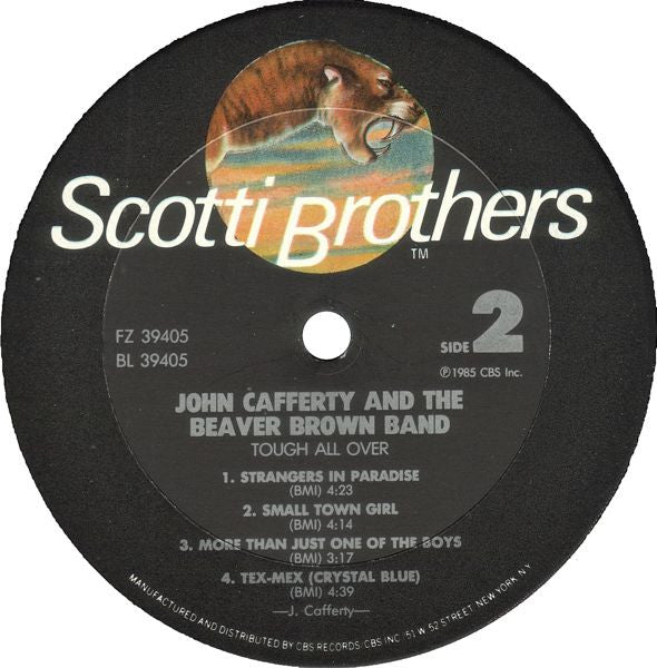 John Cafferty And The Beaver Brown Band - Tough All Over - LP 4