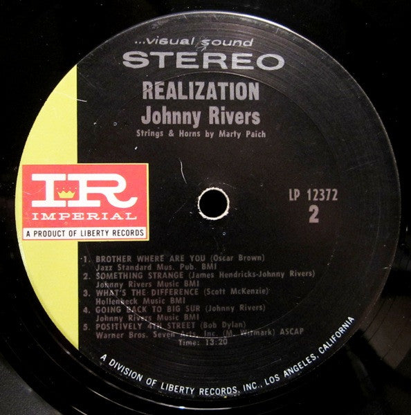 Johnny Rivers - Realization - LP 5