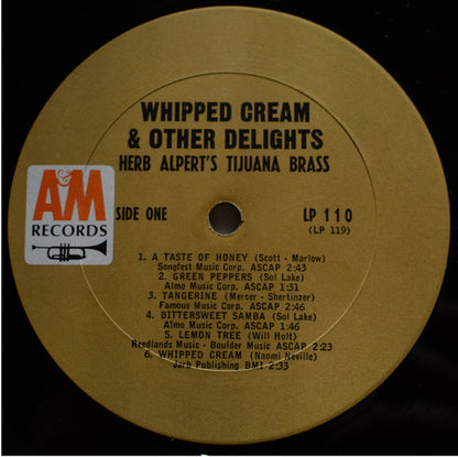 Herb Alpert's Tijuana Brass - Whipped Cream & Other Delights - LP 3