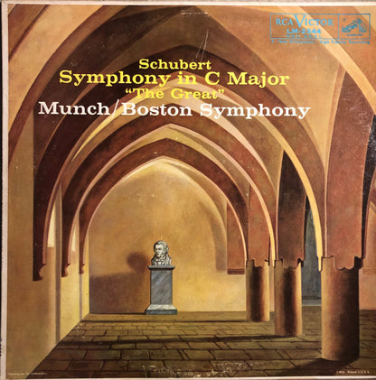 Schubert - Boston Symphony Orchestra, Charles Munch - Symphony In C Major "The Great" - LP