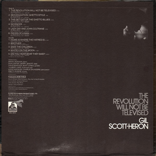 Gil Scott-Heron - The Revolution Will Not Be Televised - LP 2