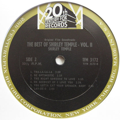 Shirley Temple - The Best Of Shirley Temple Vol. ll - LP 4