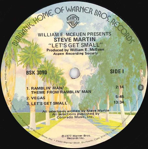 Steve Martin - Let's Get Small - LP 4