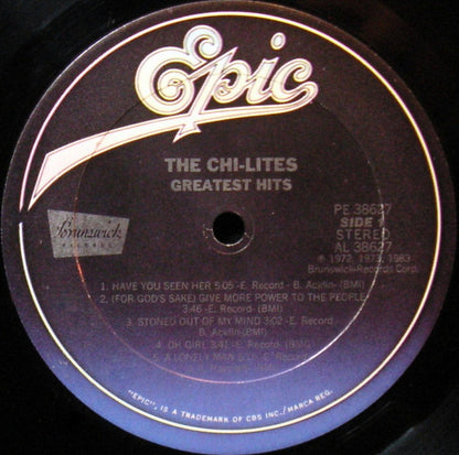 The Chi-Lites - Greatest Hits - LP 3