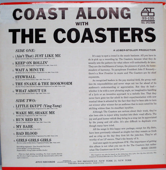 The Coasters - Coast Along With The Coasters - LP 2