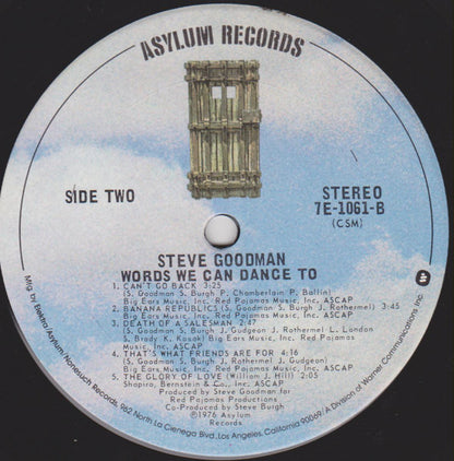 Steve Goodman - Words We Can Dance To - LP 3