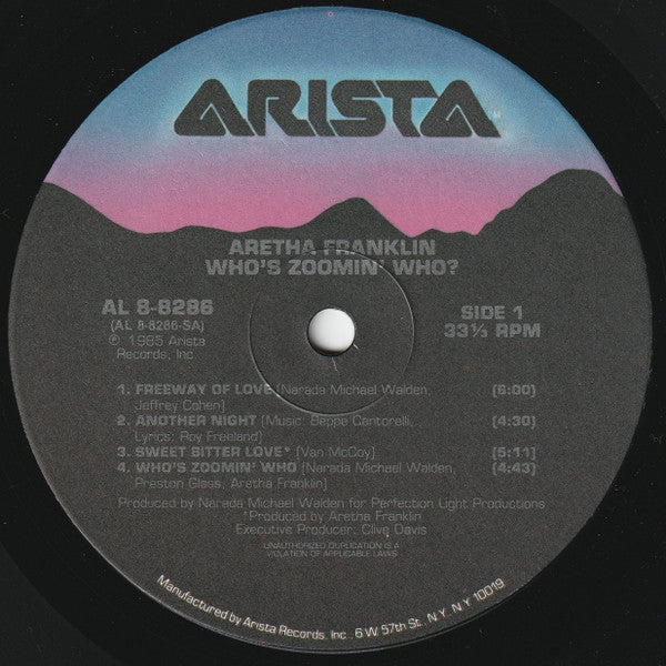 Aretha Franklin - Who's Zoomin' Who? - LP 3