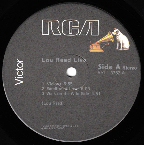 Lou Reed - Lou Reed Live - LP 3