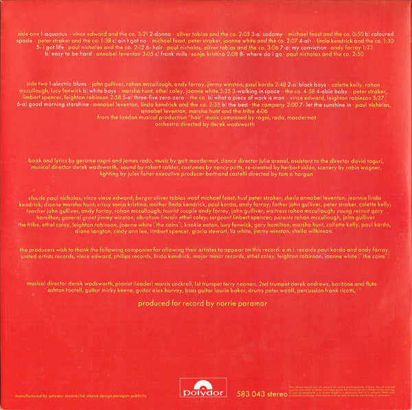 Various - Hair - LP 2