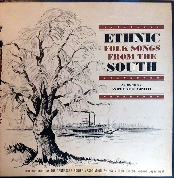 Winifred Smith - Ethnic Folk Songs From The South - VINTAGE vinyl record for sale