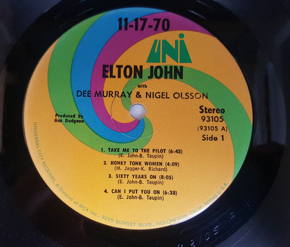 Elton John With Dee Murray And Nigel Olsson - 11-17-70 - LP 2