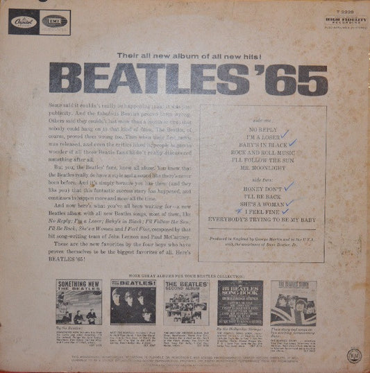 The Beatles - Beatles '65 - LP 2