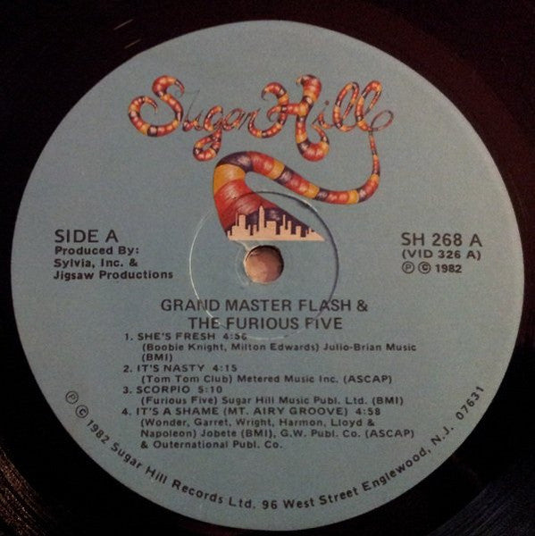 Grandmaster Flash & The Furious Five - The Message - LP 3