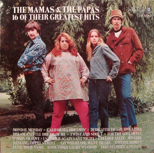The Mamas and the Papas - 16 of Their Greatest Hits - VINTAGE vinyl record for sale