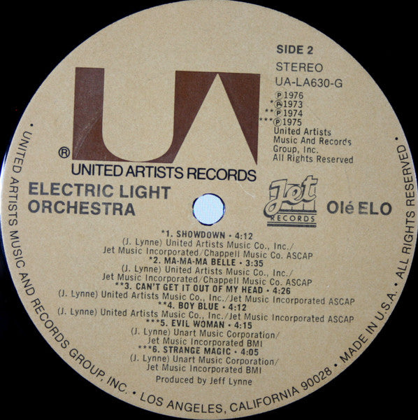 Electric Light Orchestra - Olé ELO - LP 4
