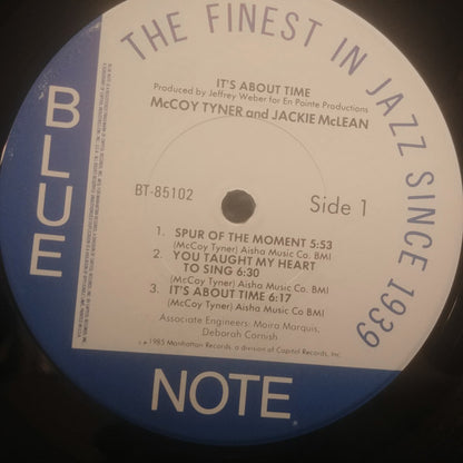 McCoy Tyner & Jackie McLean - It's About Time - LP 3