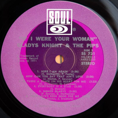 Gladys Knight And The Pips - If I Were Your Woman - Vinyl, LP, Album, Stereo 4