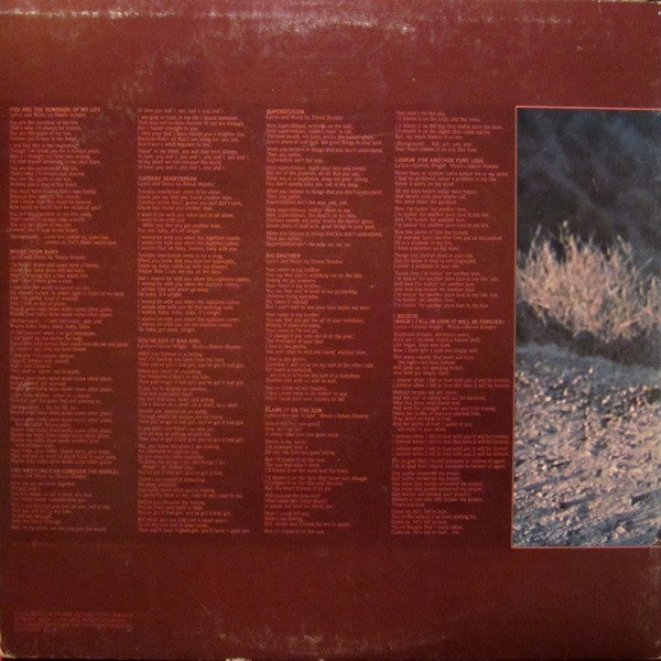 Stevie Wonder - Talking Book - LP 3