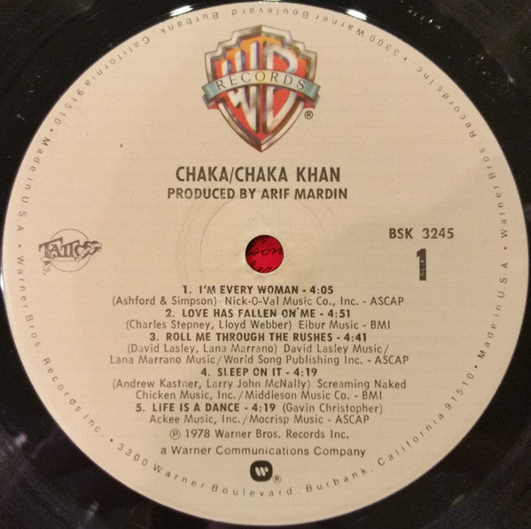 Chaka Khan - Chaka - LP 3