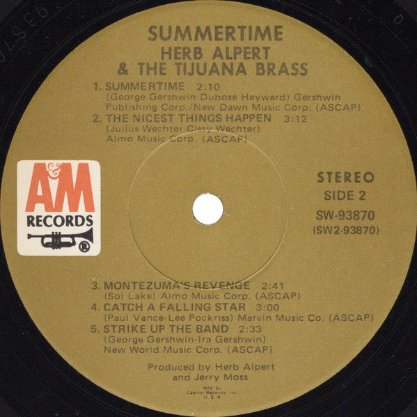 Herb Alpert & The Tijuana Brass - Summertime - LP 4