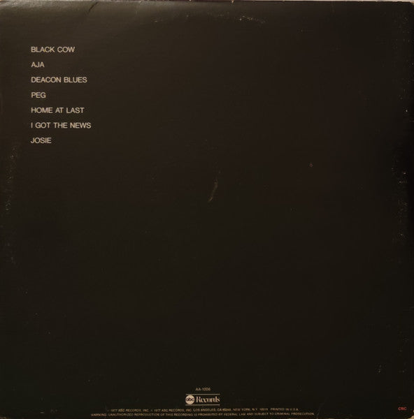 Steely Dan - Aja - LP 4