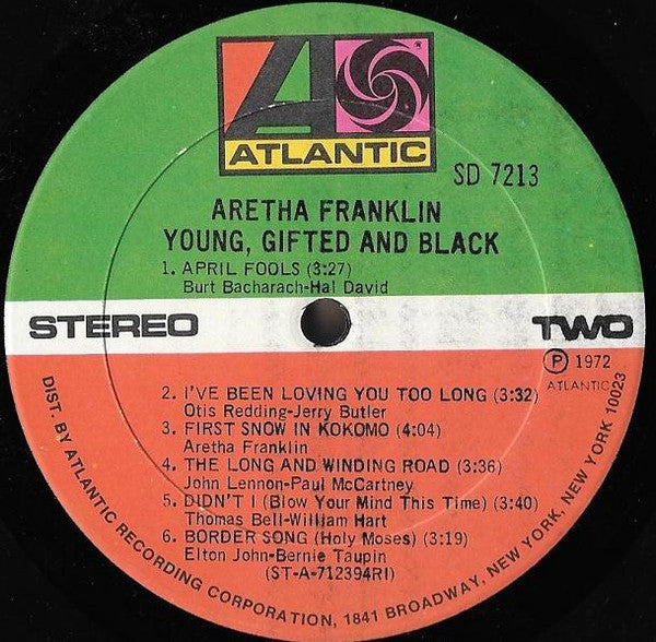 Aretha Franklin - Young, Gifted And Black - LP 4