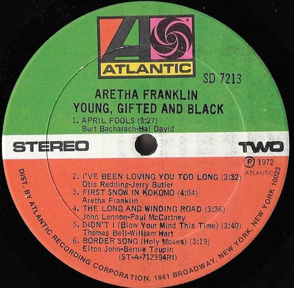 Aretha Franklin - Young, Gifted And Black - LP 4