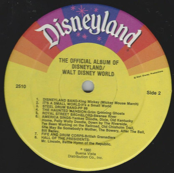 Various - The Official Album Of Disneyland/Walt Disney World - LP 4