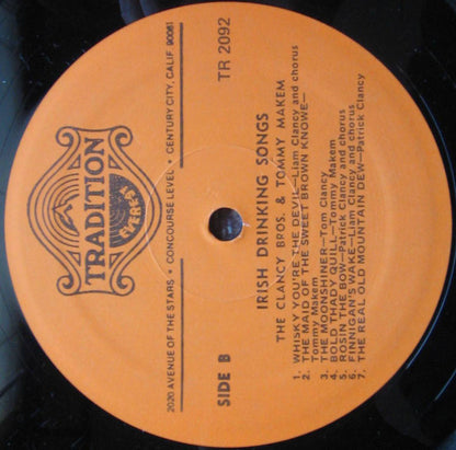 The Clancy Brothers & Tommy Makem - Irish Drinking Songs - LP 4