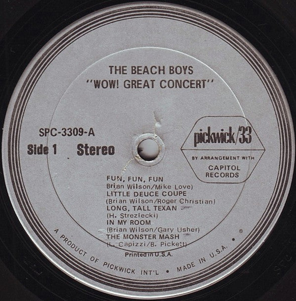 The Beach Boys - Wow! Great Concert! - LP 3