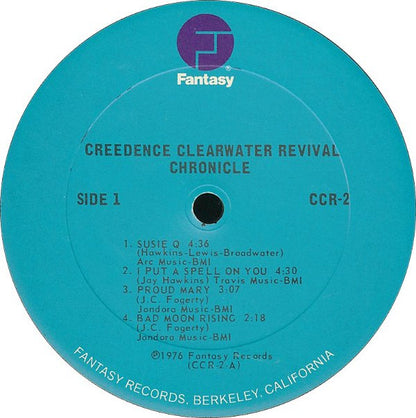 Creedence Clearwater Revival Featuring John Fogerty - Chronicle - The 20 Greatest Hits - LP 3