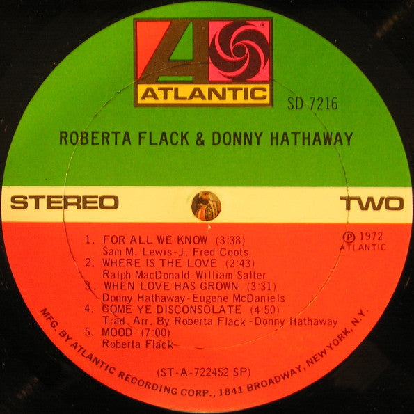 Roberta Flack & Donny Hathaway - Roberta Flack & Donny Hathaway - LP 5