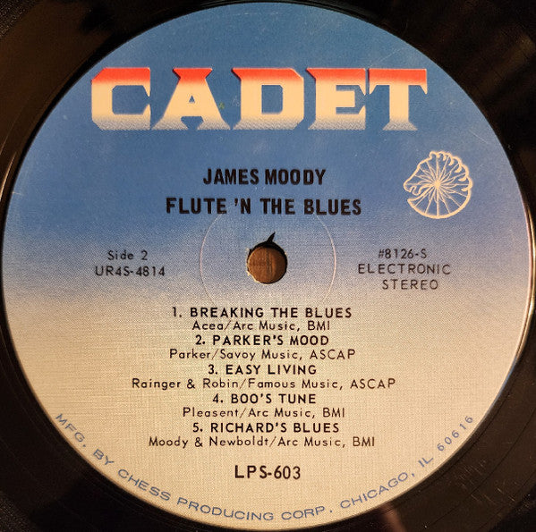 James Moody - Flute 'N The Blues - LP 4