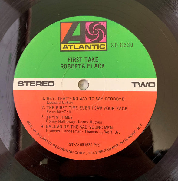 Roberta Flack - First Take - Vinyl, LP, Album, Club Edition, Stereo 5