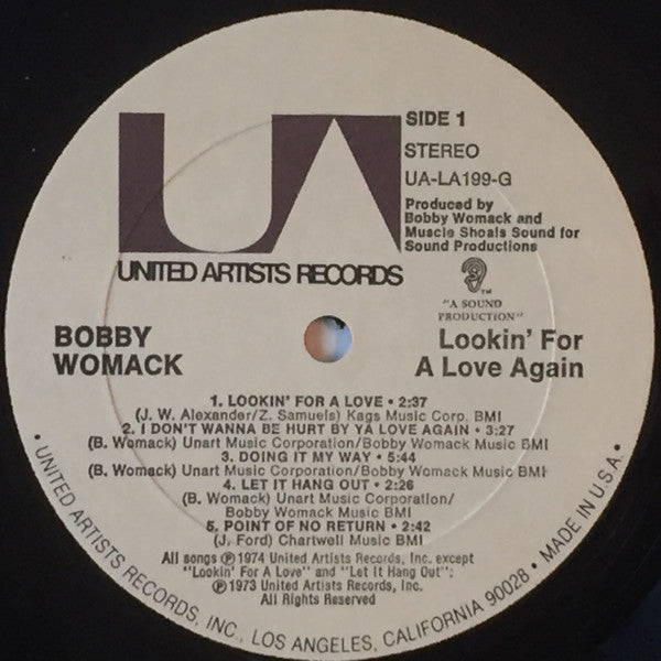 Bobby Womack - Lookin' For A Love Again - LP 3