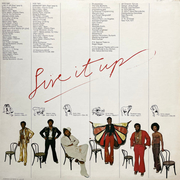 The Isley Brothers - Live It Up - LP 2