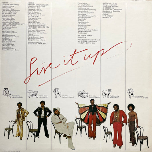 The Isley Brothers - Live It Up - LP 2