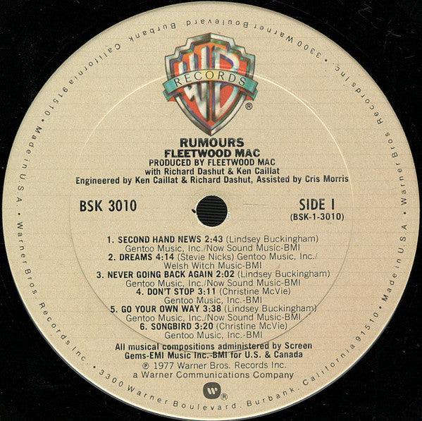 Fleetwood Mac - Rumours - LP 3