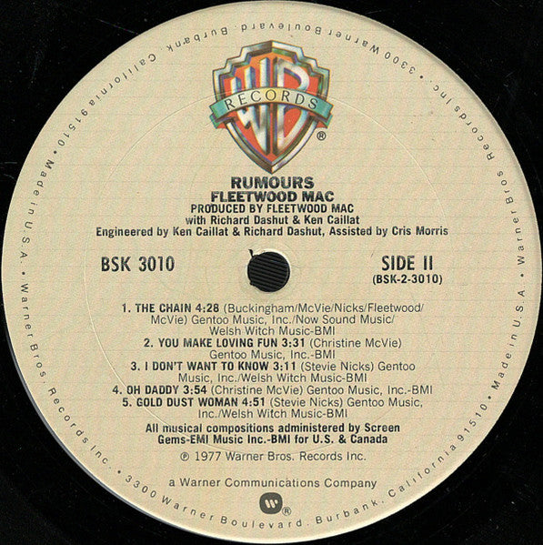 Fleetwood Mac - Rumours - LP 4