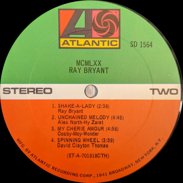 Ray Bryant - MCMLXX - LP 4