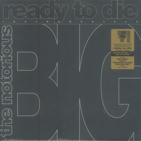 Notorious BIG - Ready To Die Instrumentals - LP