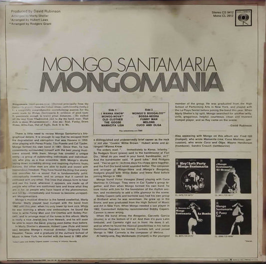 Mongo Santamaría - Mongomania - LP 2
