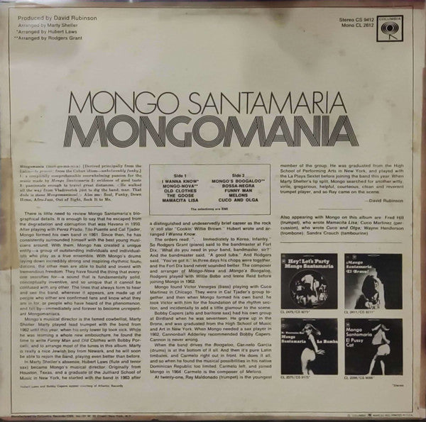 Mongo Santamaría - Mongomania - LP 2